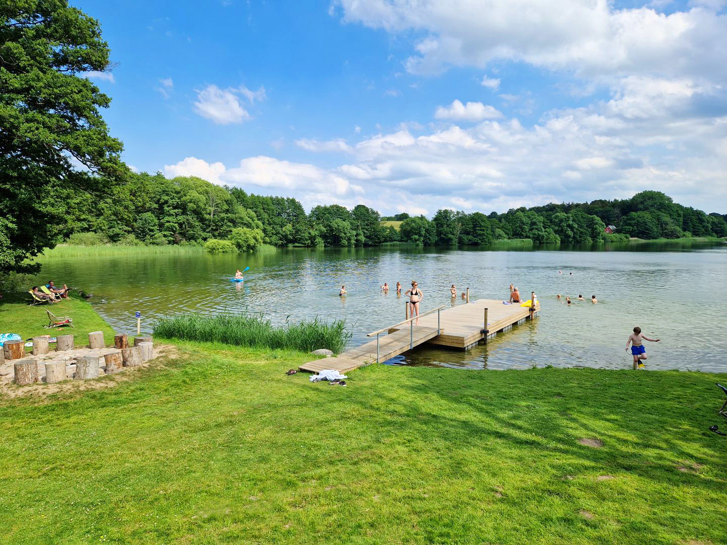 Campingplatz Belauer See in Schleswig Holstein an der Perdoeler Mühle